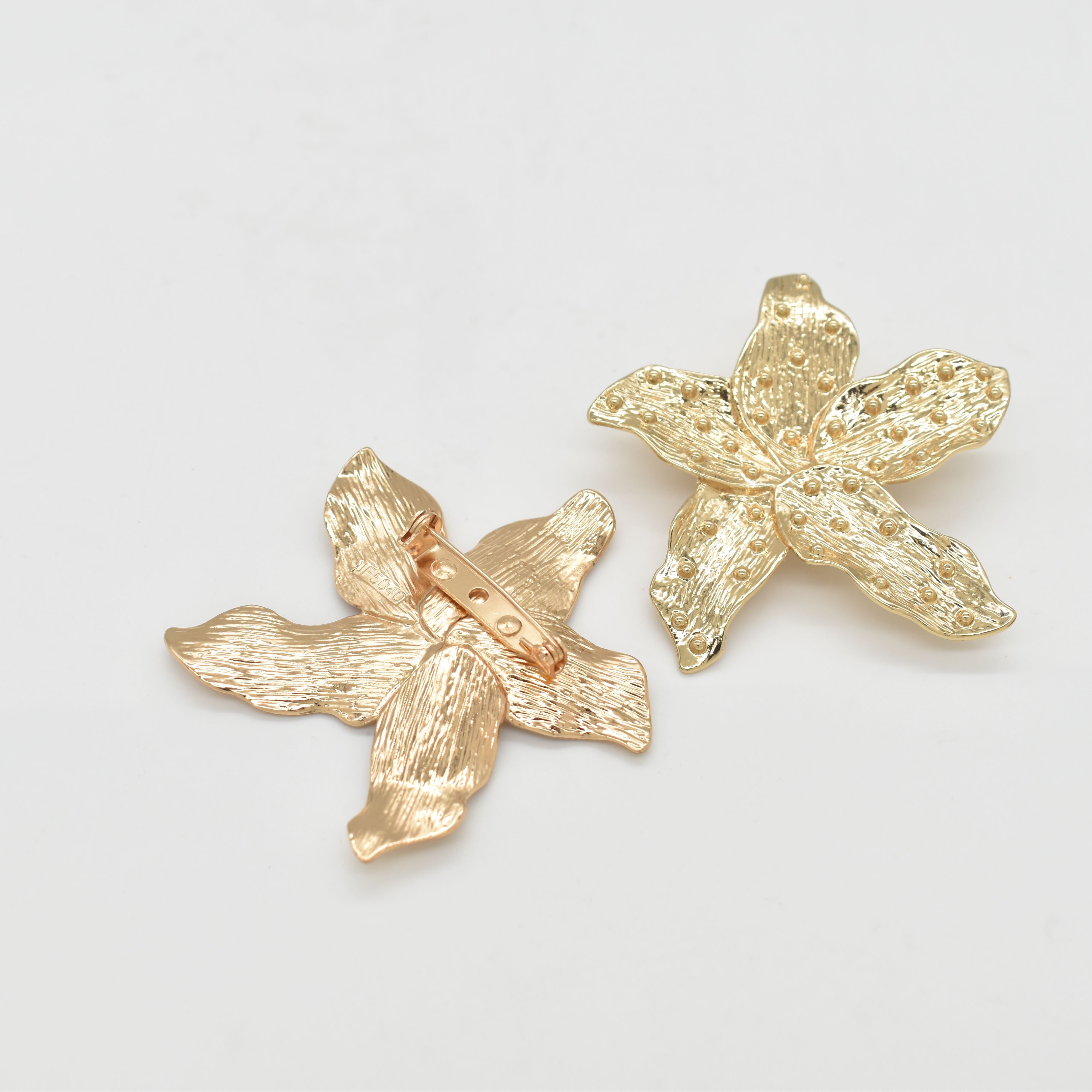 Starfish pin bikini buckle Fashion metal flower Ocean Sea Star Swimwear accessories for Luxury Swimsuit/Bra/Beach Bikini