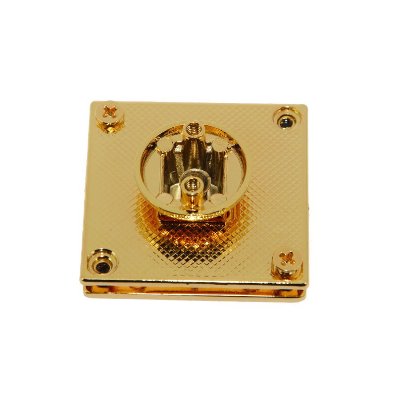NICE Factory Customized Metal Handbag Hardware Hot Sale Square Turn Twist Locks Fashion Closures Bag Lock Accessories Buckles
