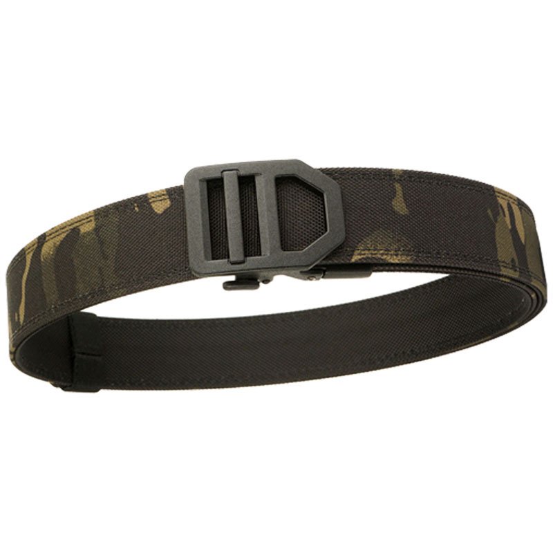 Heavy Duty Double Layer Durable Metal Buckle Molle Belt Hunting Nylon EDC Gun Belt Men Nylon Reinforced Tactical Belt