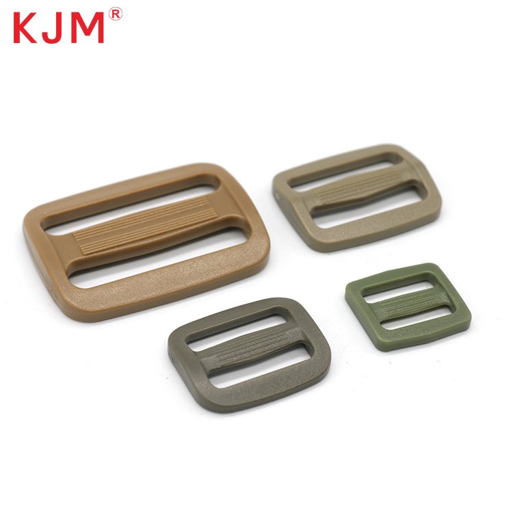 Buckle Manufacturer Adjustable Belt Buckle Black Pom Recycled Plastic D Ring Buckle for Backpack Strap Belt
