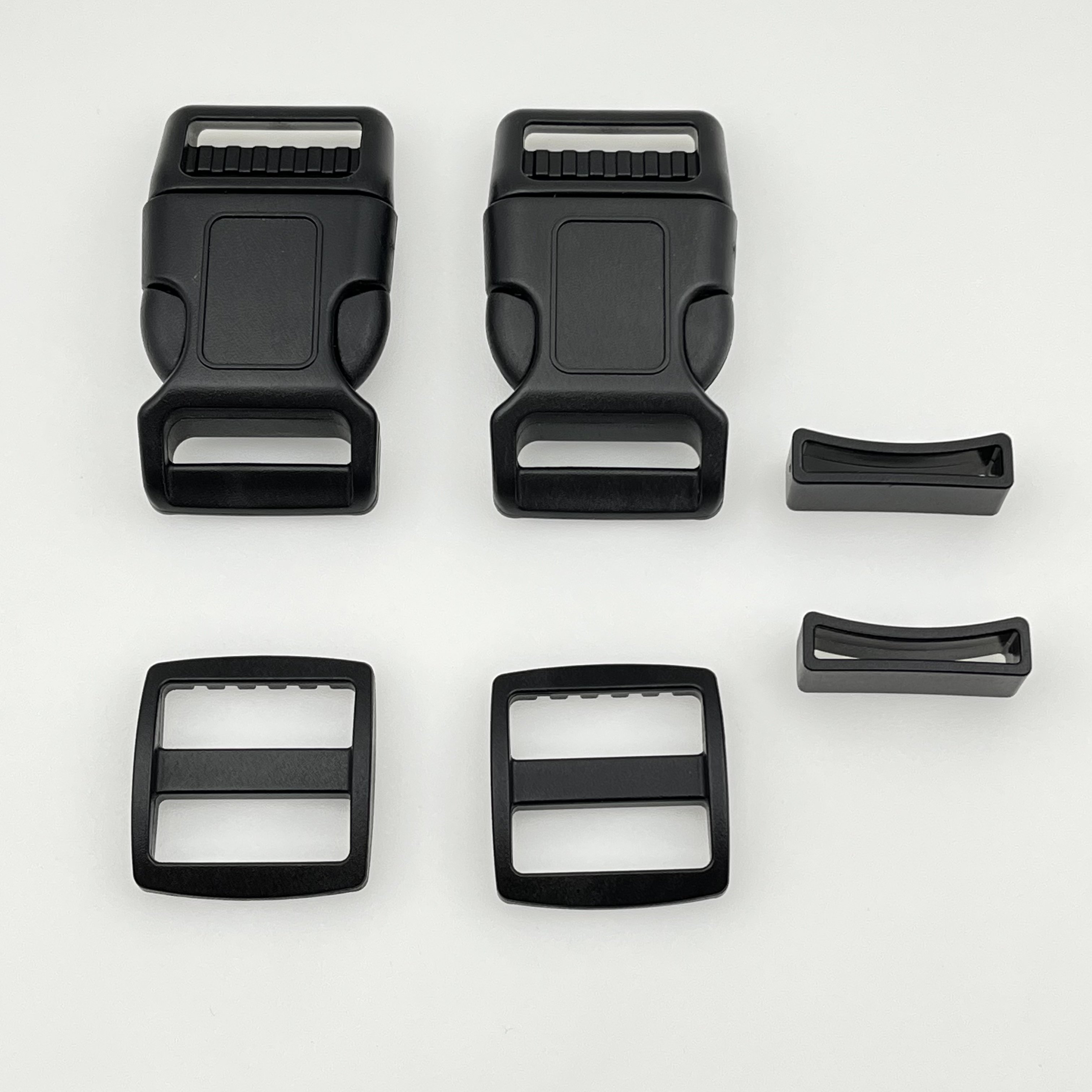 Factory Eco-friendly Plastic Curve Tri-Glide Adjustable Slider Buckle Heavy Duty Strap Buckle Lock for Dog Leash Harnesses