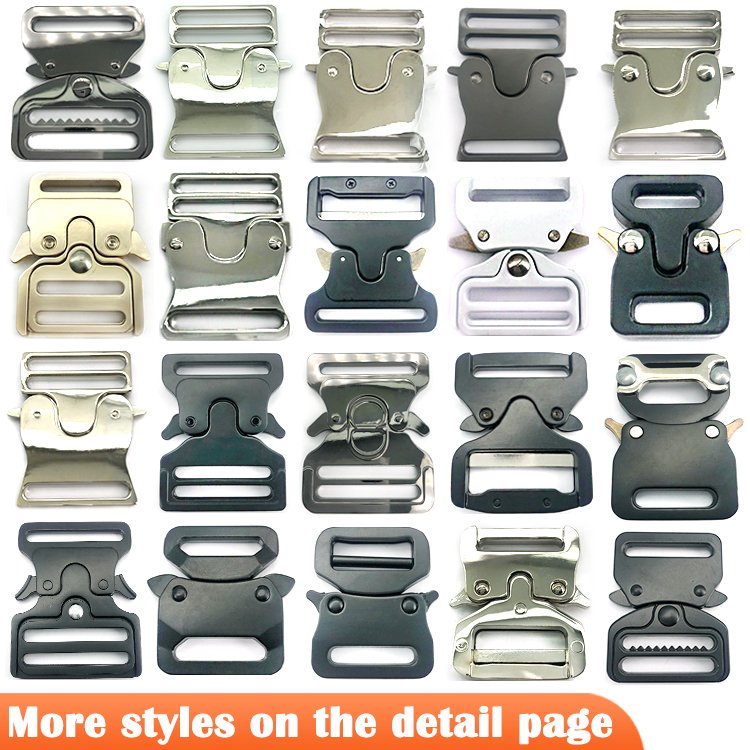 Wholesale 10mm metal buckle belt buckle luggage hardware accessories D word buckle metal dog hardware accessories