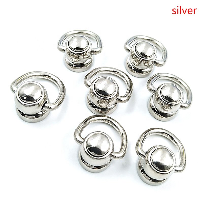 Bags Hardware Accessories Handbag Decoration Nail Bag Strap Rivet Rings Side Clip Buckles with Screws