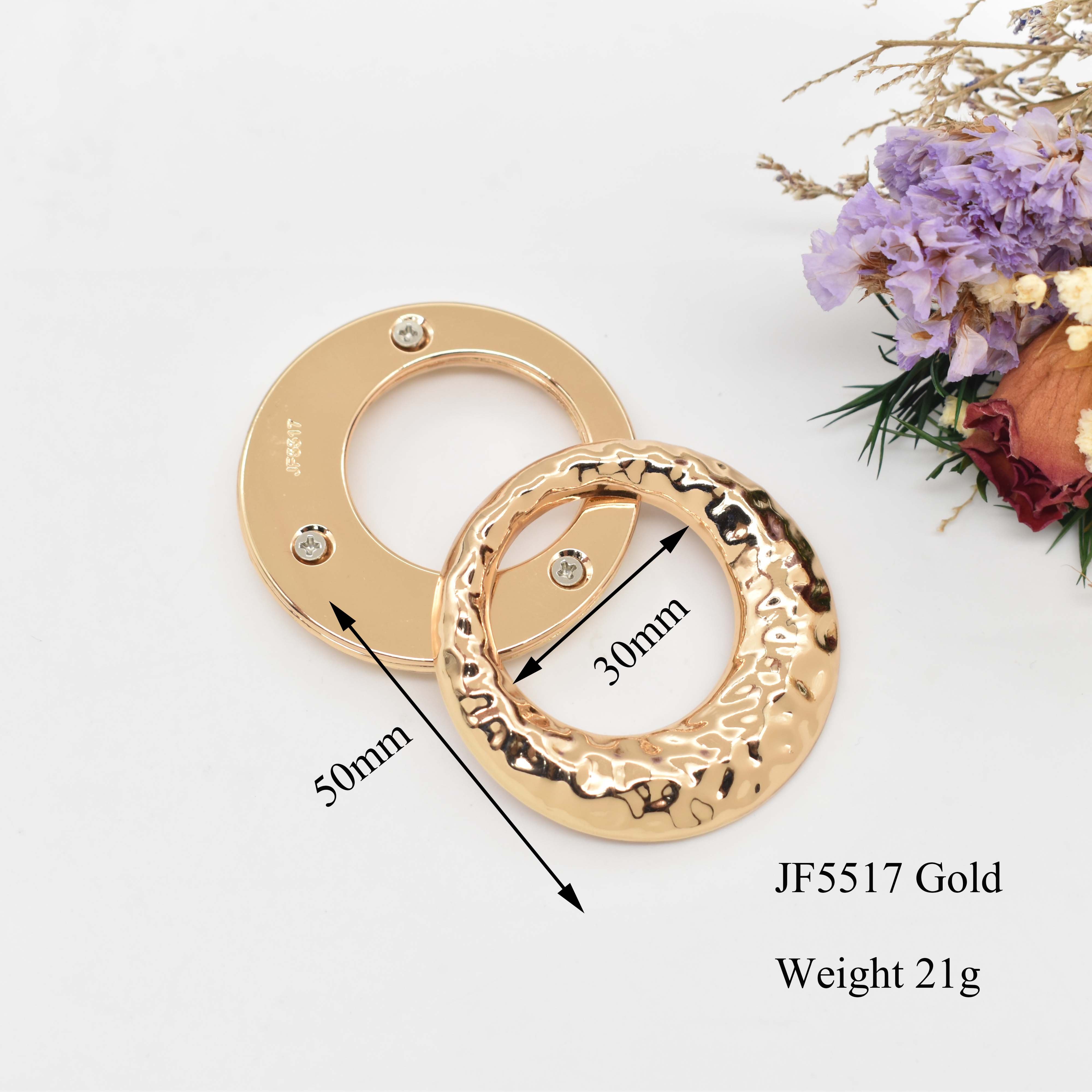 New Fashion Metal Garment Accessories Swimwear Glitter Ring Linked Luxury Style Buckle Bikini Connector For Women Dress/Suit