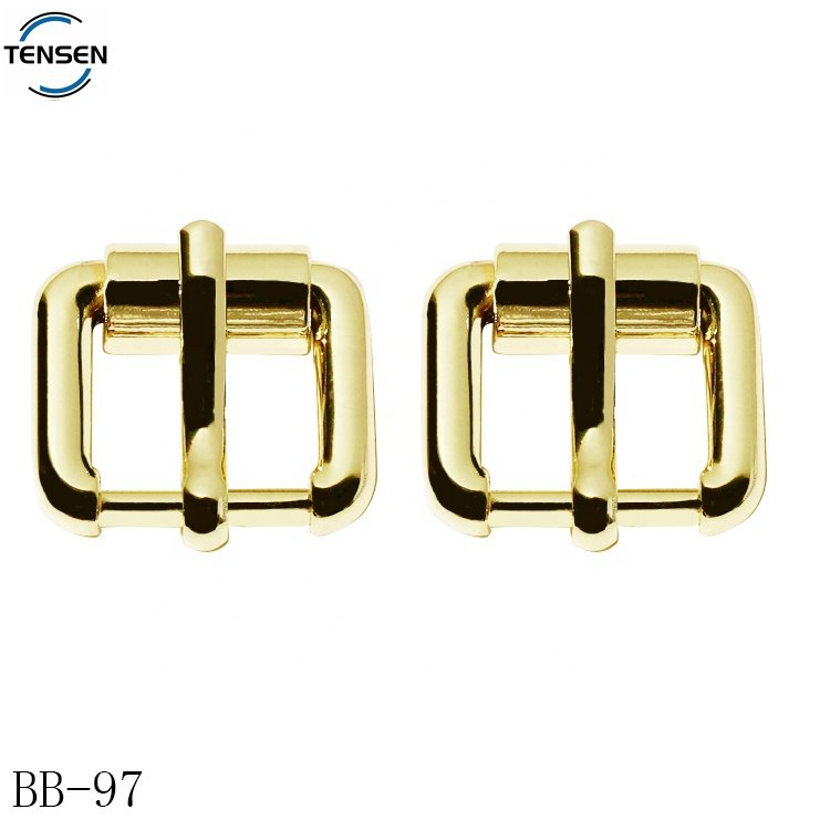 Fashion bag metal parts wholesale backpack gold pin buckle alloy leather crafts metal roller buckle for belt