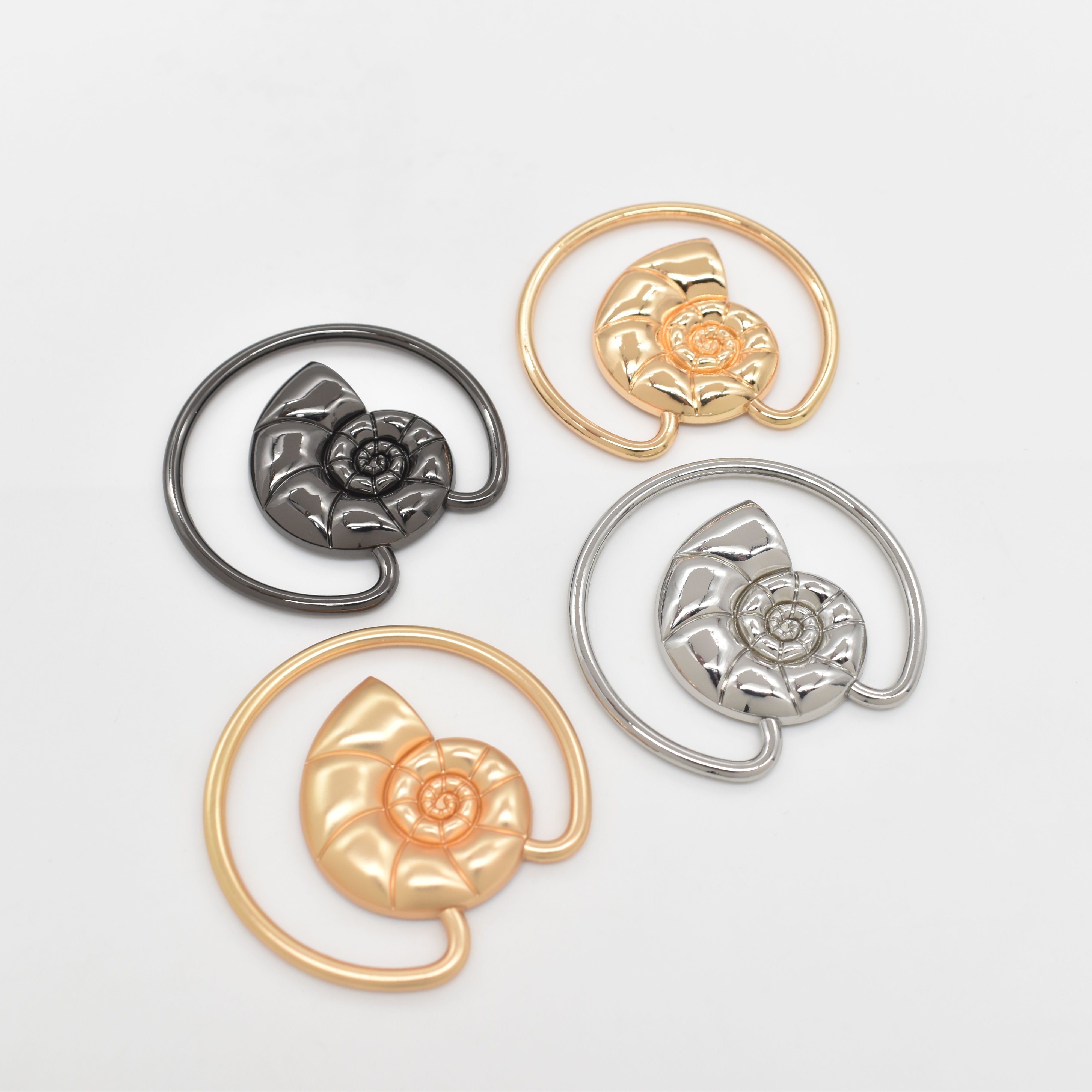 New Fashionable High Quality Shell Conch Bikini Buckle Accessories Connector Strap Adjuster Hardware For Sex Swimwear Beachwear