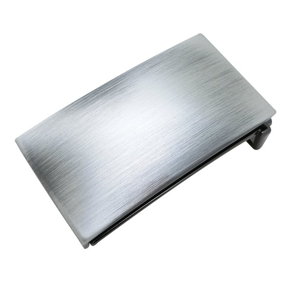 35mm Custom Logo Fashion Plain Style Zinc Alloy Nice Polishing Garment Accessories Elegant Inside End Hidden Plate Belt Buckles