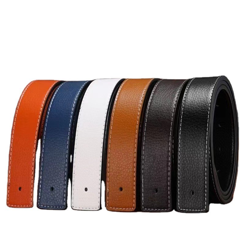 mens leather arrow belt pin buckle belt without buckle leather strap leather waist belt