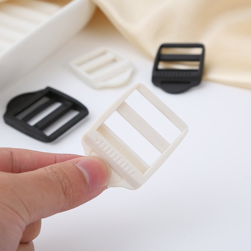 SAS Adjustable Plastic Ladder Lock Buckle Plastic Adjuster Buckle Plastic Tension Locks Triglide for Belt Backpack Camping Bag
