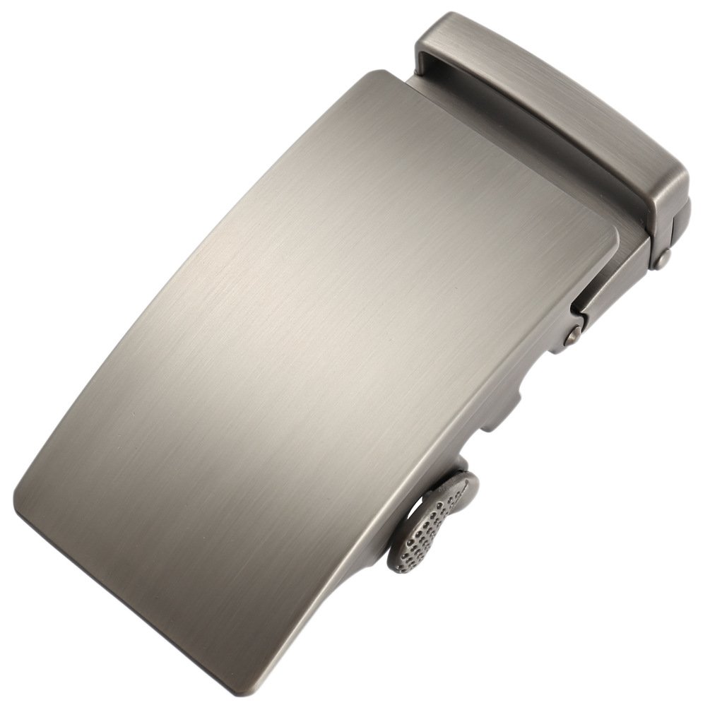 High quality genuine custom logo metal leather belt buckles for men automatic buckle Business and leisure