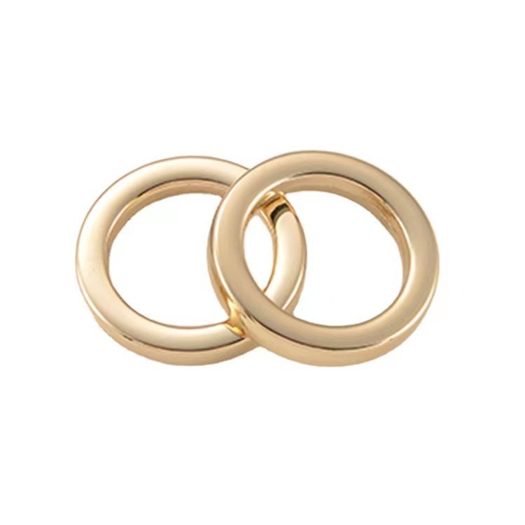 10MM Saltwater Anti-corrosion Resistant Swimwear buckle Metal Flat Ring Lingerie Bra Ring And Sliders Adjuster Buckle