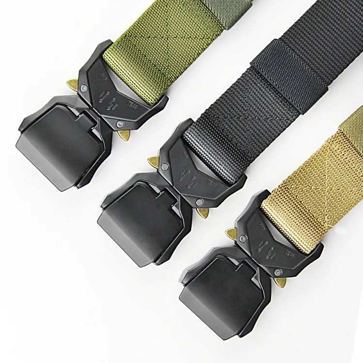Turun Tactical Belts for Men Hiking Rigger 1.5" Nylon Web Work Belt with Heavy Duty Quick Release Buckle