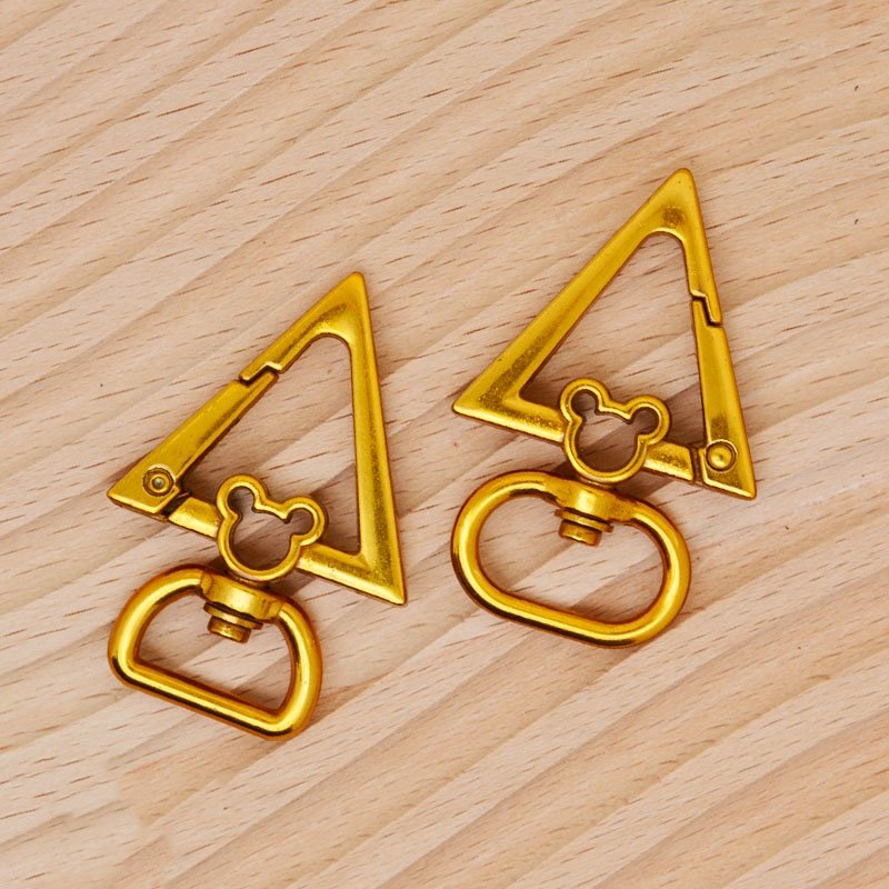 Christmas tree shape Metal spring gate o ring rose gold small snap hook key oval buckle ring for custom key chains