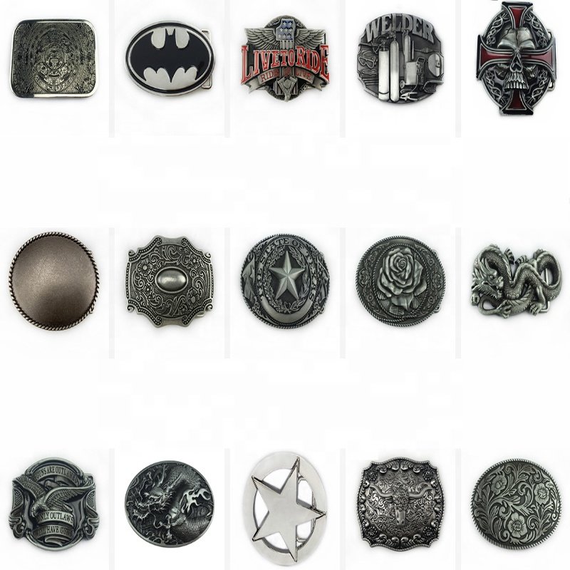 Custom Wholesale Vintage Logo Metal Animal Belt Buckle Zinc Alloy Skull Belt Buckles western men belt buckle