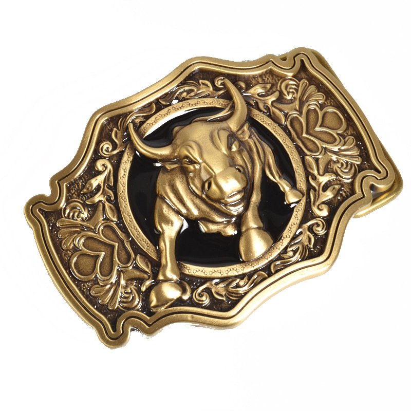 Manufacturers Wholesale New Creative Diy Variety Styles High Quality Men Pure Brass Belt Buckle