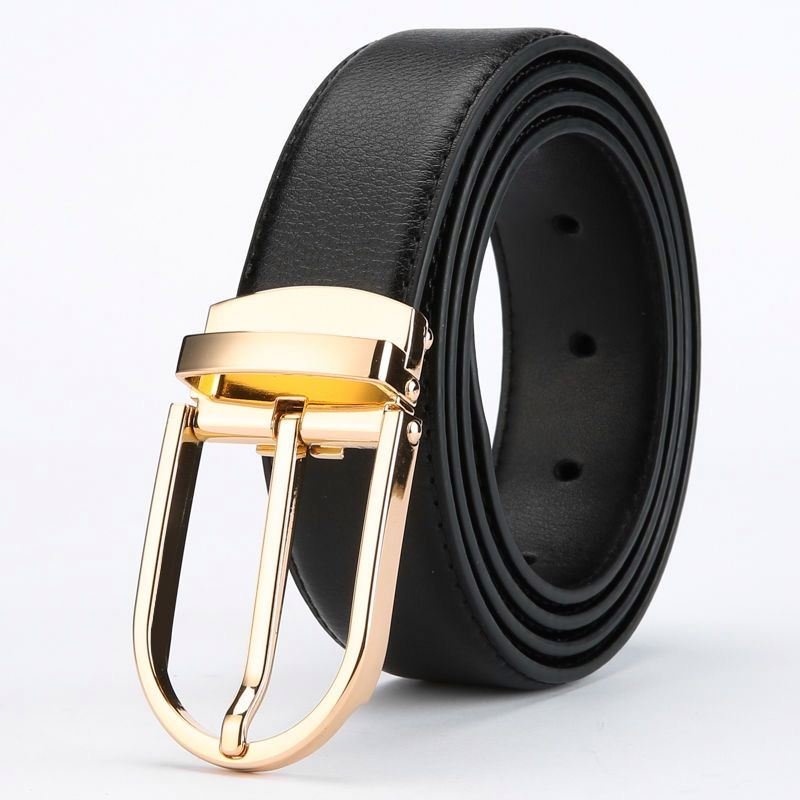 Bullcaptain Luxury Belts Men Leather Belts Genuine Men's Real Leather Ratchet Dress Belt with Automatic Buckle