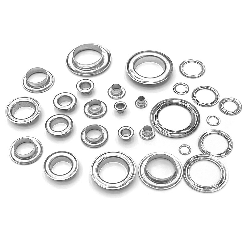 Inside Diameter 3.5-20 mm Stainless Steel Eyelets Button Metal Shoe Eye Buckle Leather Rivets File Bag Rack Hollow Nail button