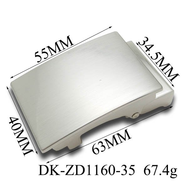 Trendsetting Fashion 35MM Metal Automatic Belt Buckle With Rubber Grip For Man's Leather Belt Ratchet