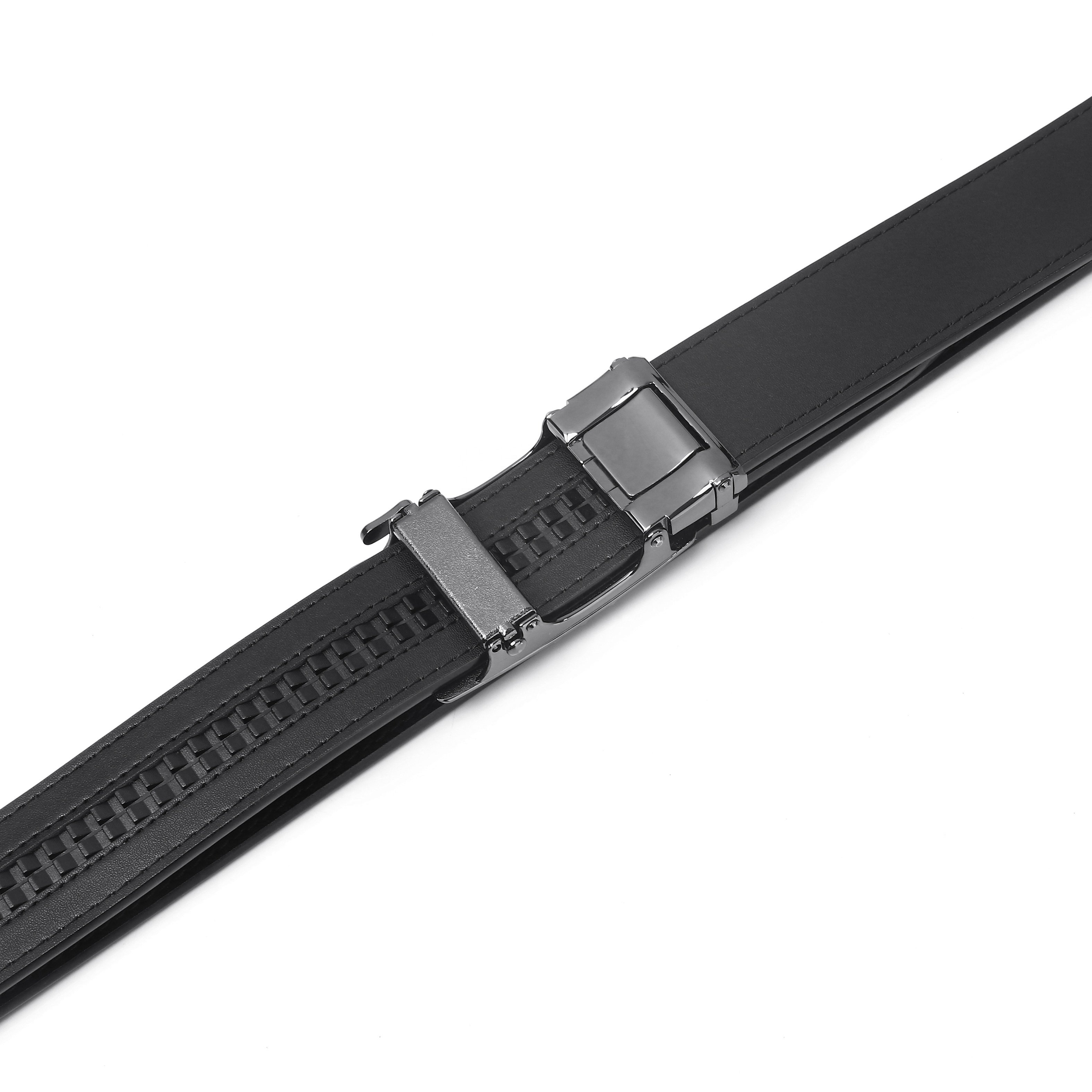 designer belt men manufacturers direct sales of new young men's business fashion high-end automatic buckle leather belt