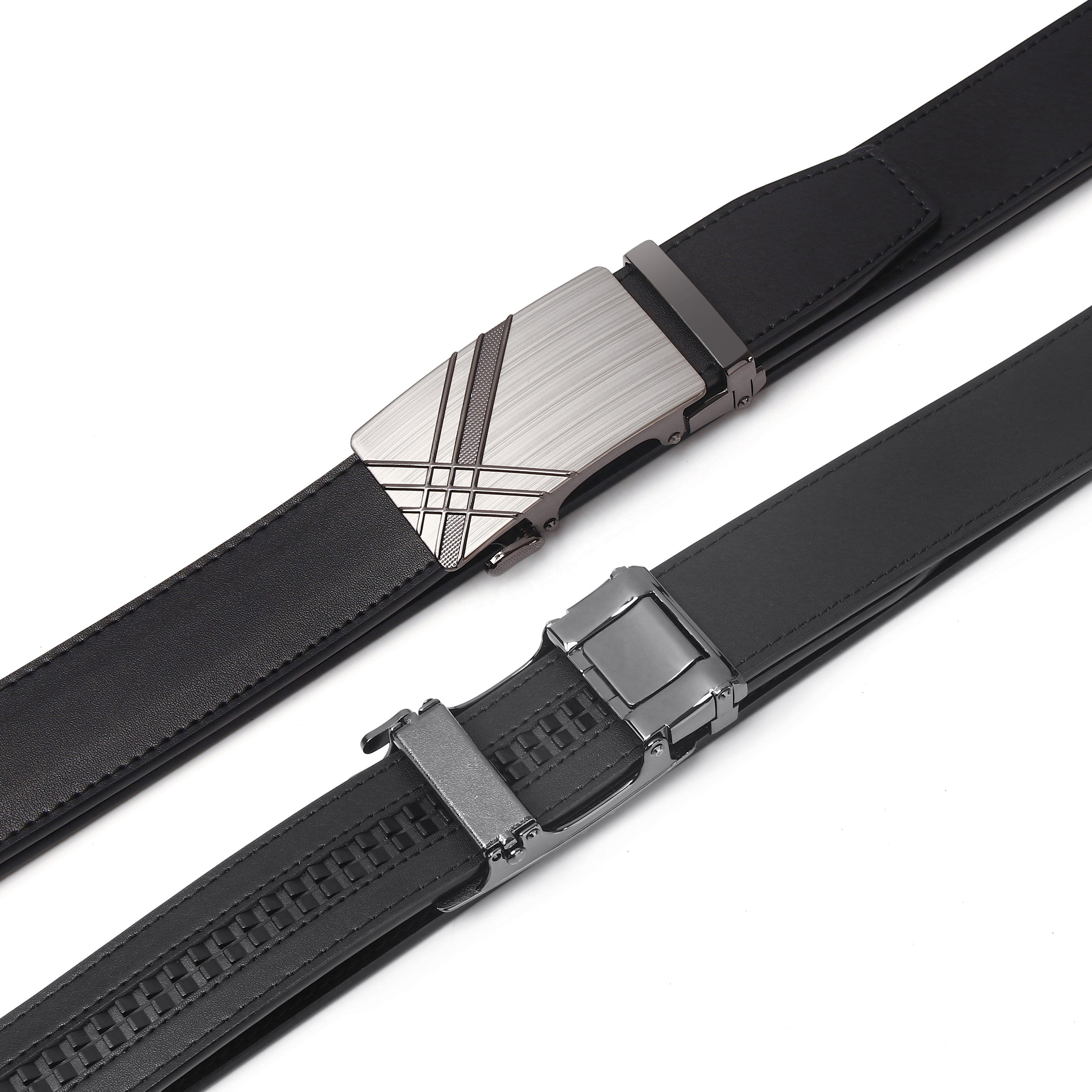 designer belt men manufacturers direct sales of new young men's business fashion high-end automatic buckle leather belt
