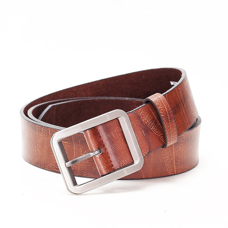 Factory wholesale mens reversible buckles pin rotating pin buckle PU Jens Ledar belt Business Leisure pin buckle Belt