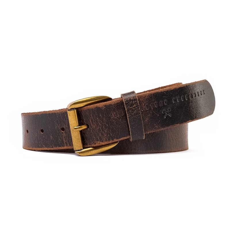 High quality archaistic cow leather belt with pin buckle upper leather customize logo and color