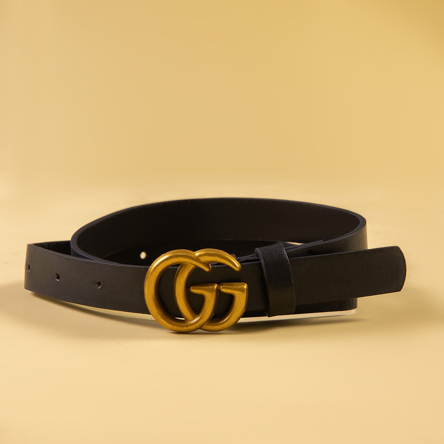 New fashion INS style women's belt CC buckle decorative casual jeans belt for female