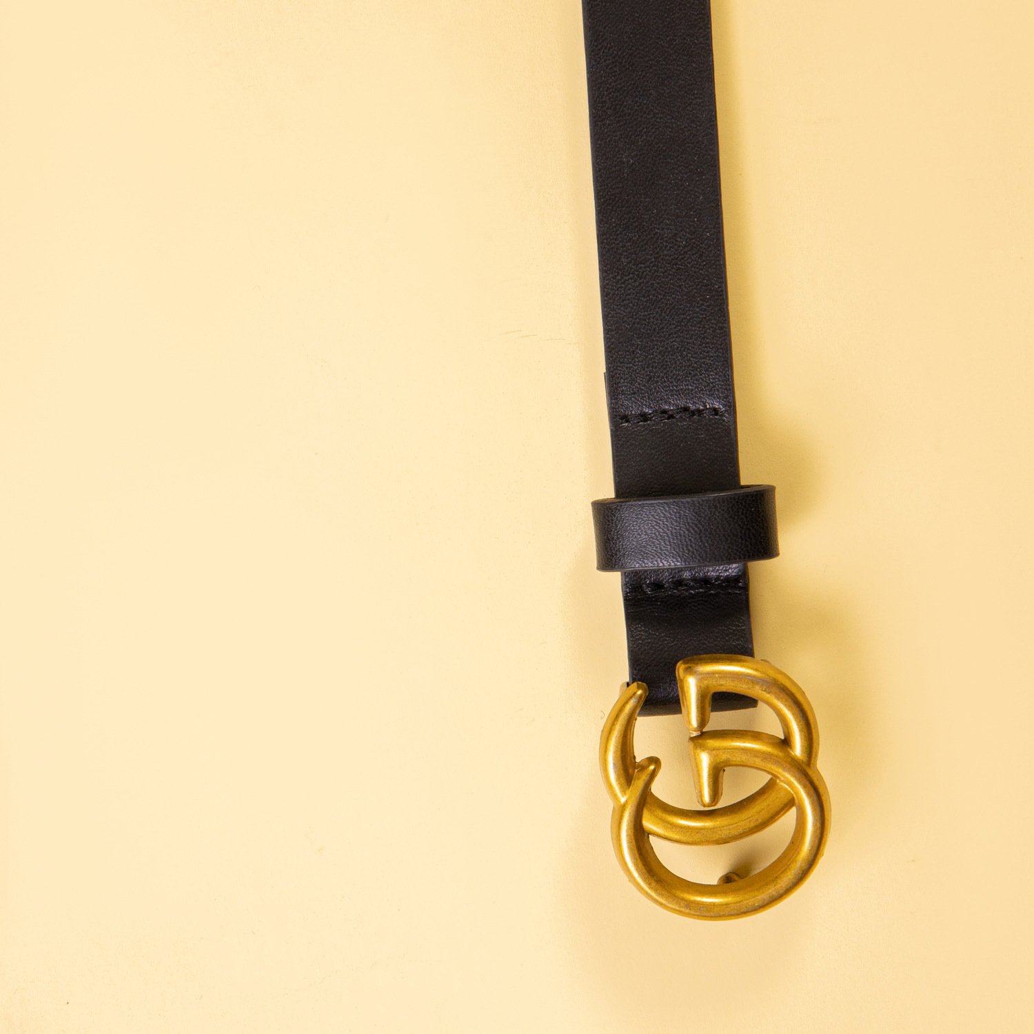 New fashion INS style women's belt CC buckle decorative casual jeans belt for female