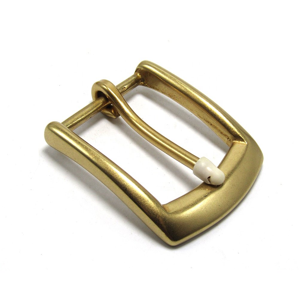 High Quality 40mm Solid Brass Belt Buckle Pure Copper Women Men's Pin Buckle Manual DIY Leather Craft Hardware-Various Style