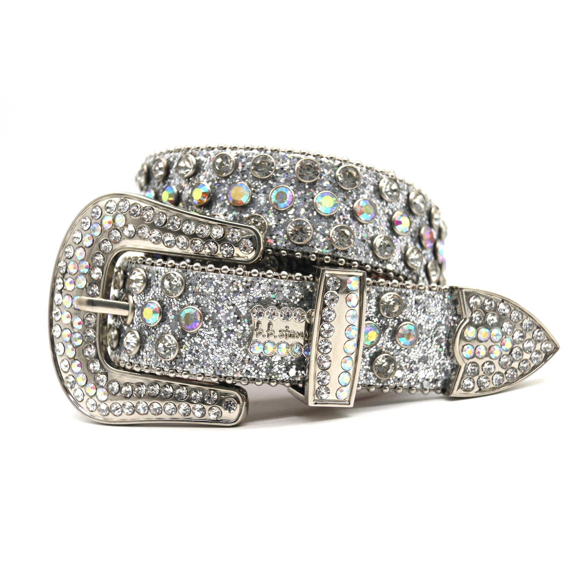 Fast Delivery Luxury Crystal Men and Women Unisex Diamond Rhinestone Western Sparkle Designer Leather Belts