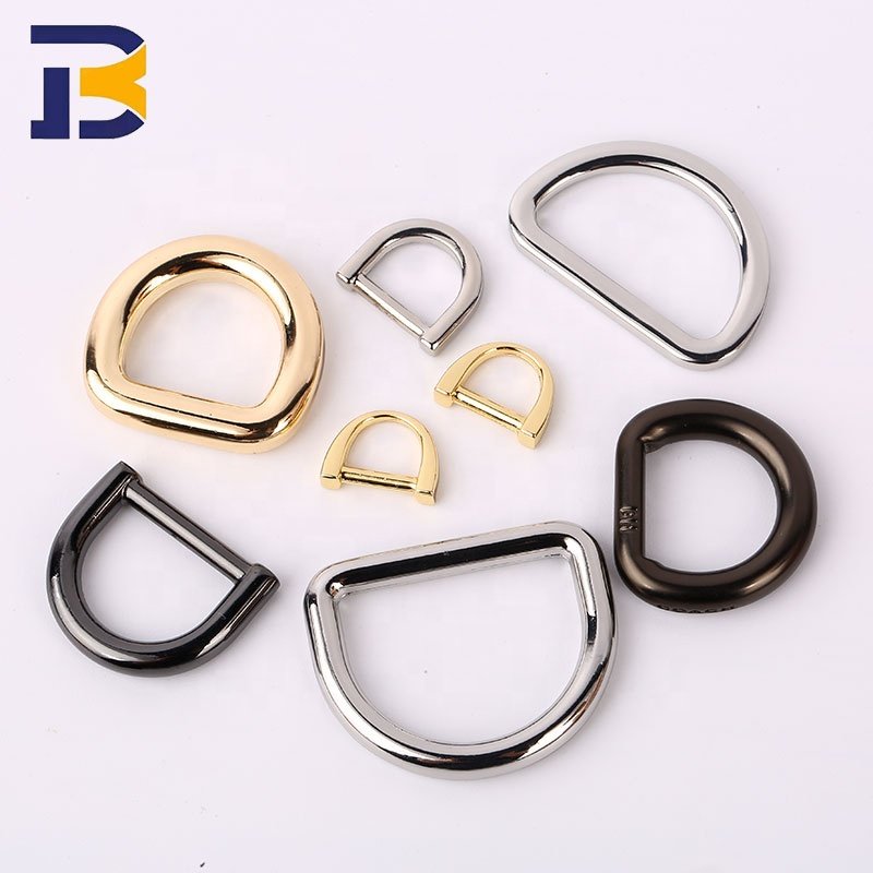 Excellent Quality Custom Handbag Hardware Metal Bag Accessories Pin Buckle Rivets Strap End Purse Feet Locks D Ring Swivel Hook
