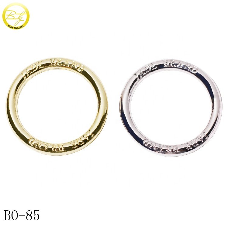 Wholesale bra hardware adjustable o rings different size circle shape slider buckle fitting for swimwear