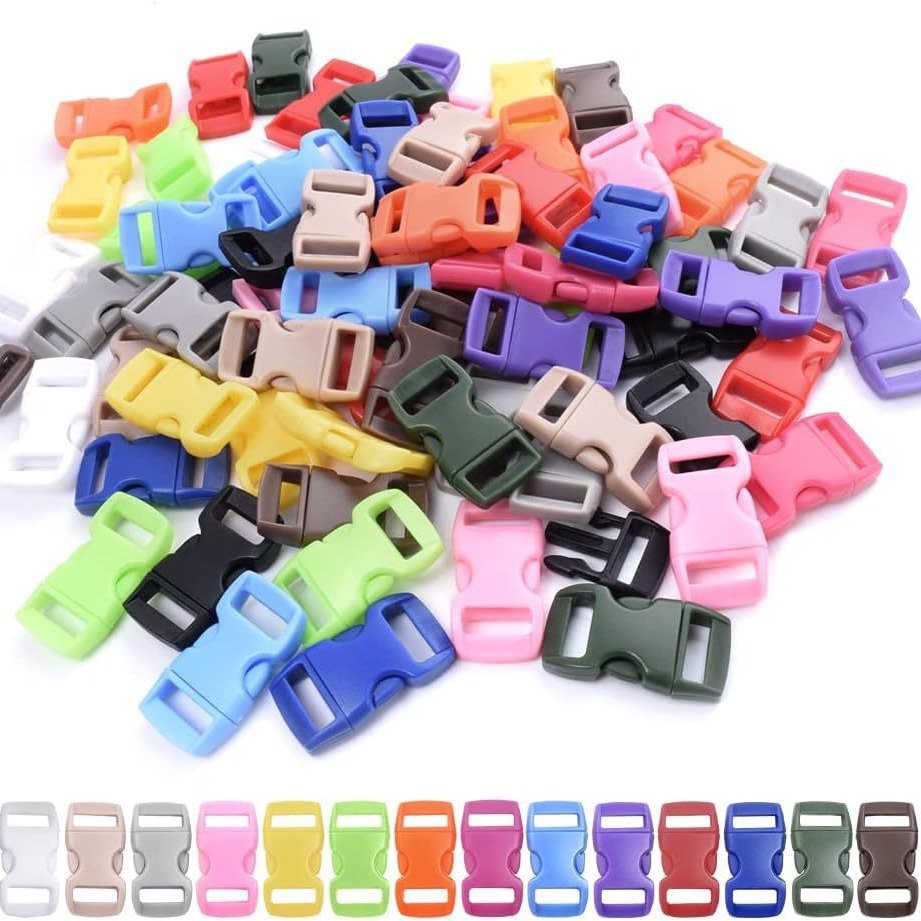 SAS Wholesale High Quality Various Color 20mm Size POM Material Plastic Release Buckle for Bags