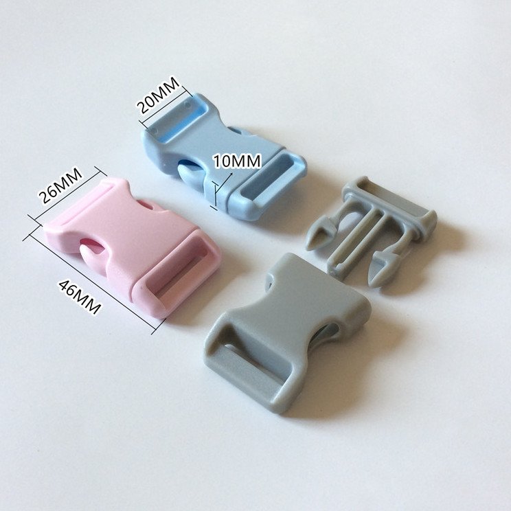 SAS Wholesale High Quality Various Color 20mm Size POM Material Plastic Release Buckle for Bags