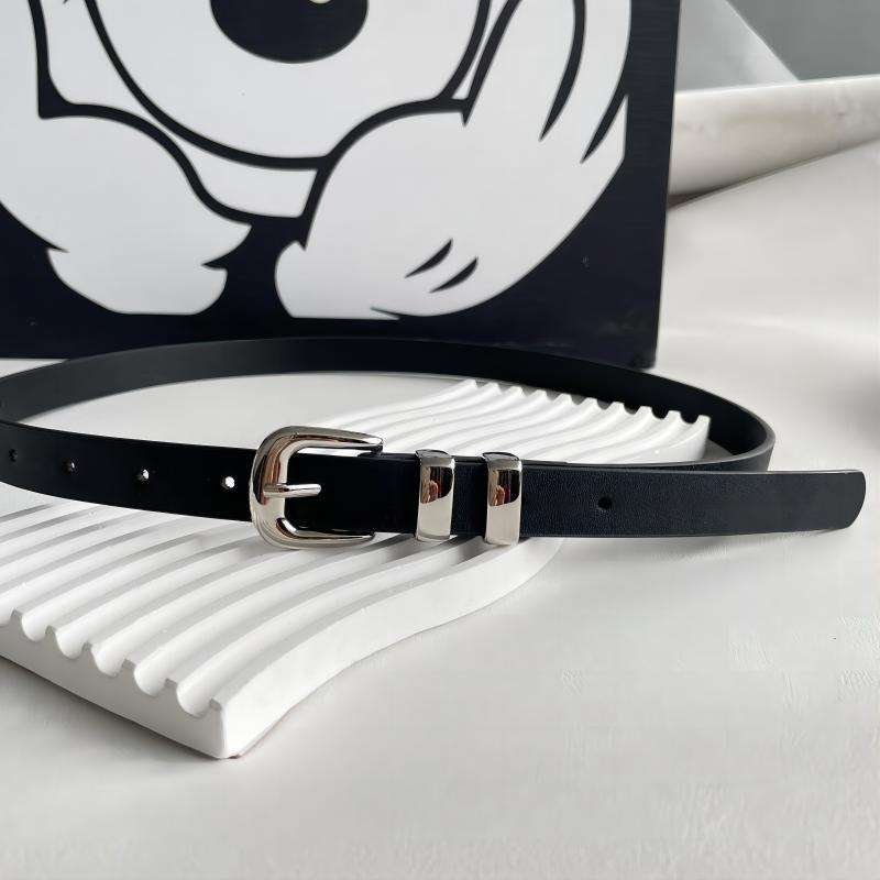 Designer Pin Buckle Classical Coat Belt Double Loops Leather Plus Size Ladies Belts For Women Sweater
