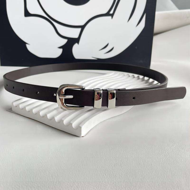 Designer Pin Buckle Classical Coat Belt Double Loops Leather Plus Size Ladies Belts For Women Sweater