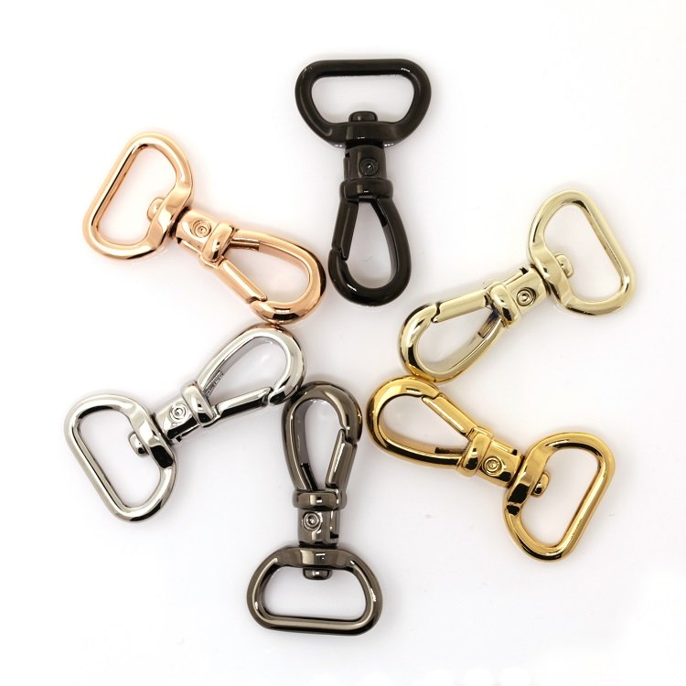 Bag Parts Brass Hardware Vintage Style Eco Friendly Dog Snap Hook Metal Buckles for Bags