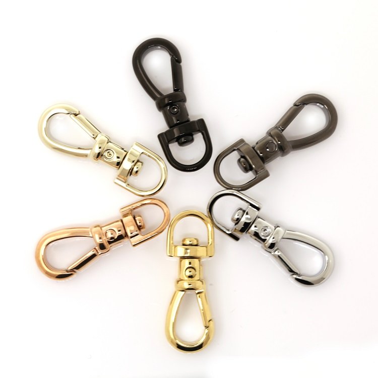Bag Parts Brass Hardware Vintage Style Eco Friendly Dog Snap Hook Metal Buckles for Bags