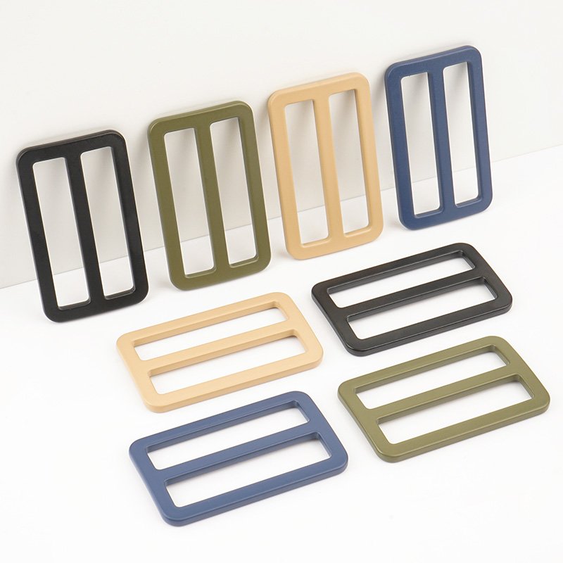 Bag Hardware Factory 1.5 Inch Brushed Bronze Adjustable Buckle Metal 38mm Gold Nickel Slide Adjuster Buckle for Handbags