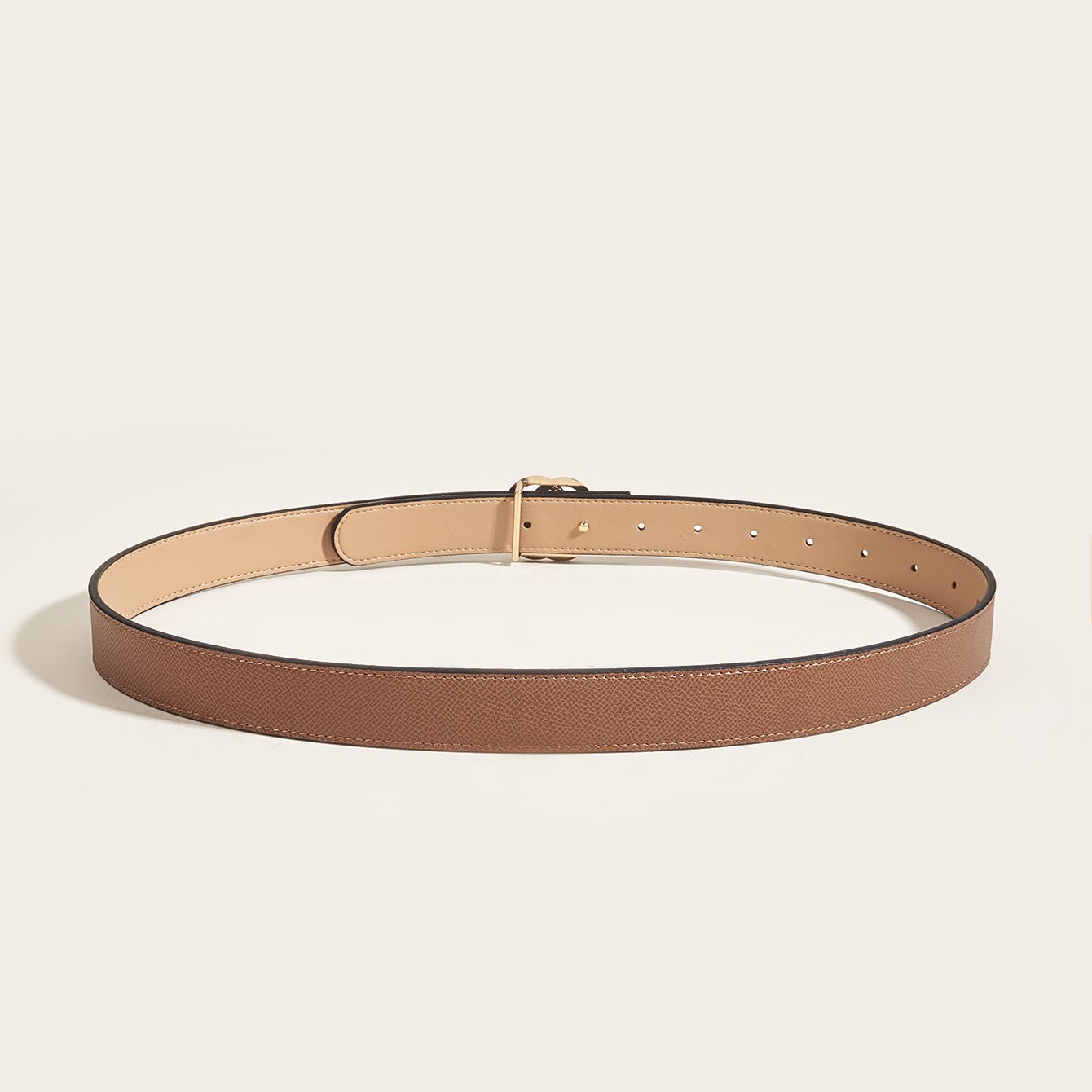Custom Personalized Black Fashion Dresses Jeans Designer Plate Buckle Pu Belt for Women Leather Belts