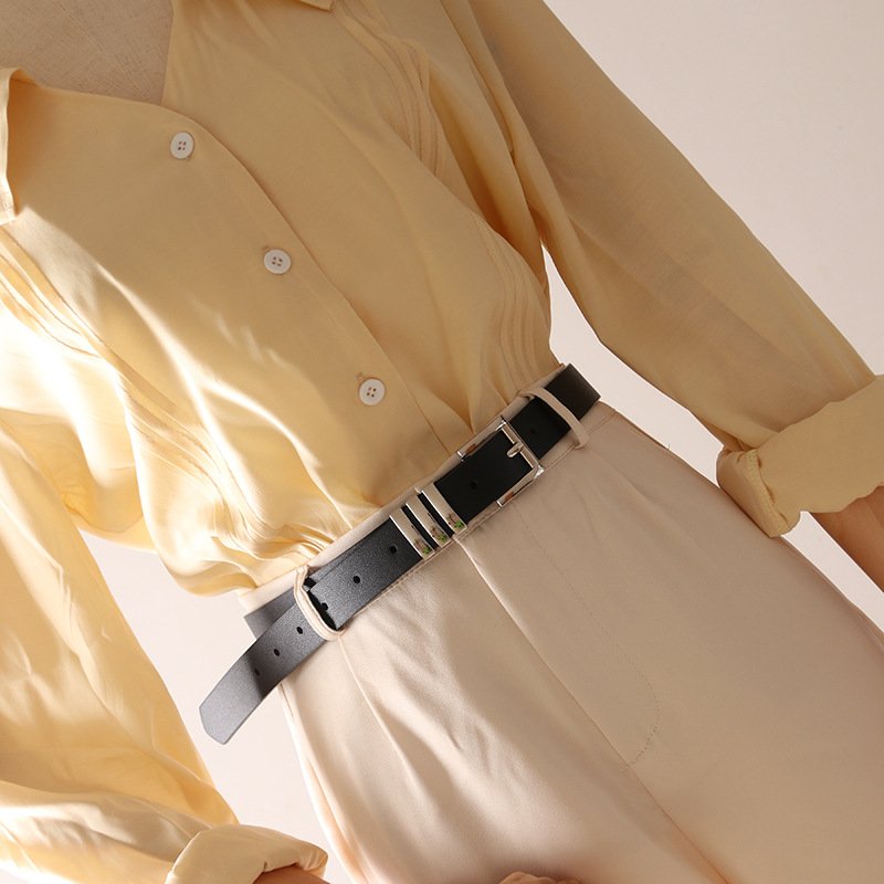 Hot Selling Fashion Adjustable Casual Belt Ladies Elegant Waist Belt For Jeans Pants Women's Dresses Decoration