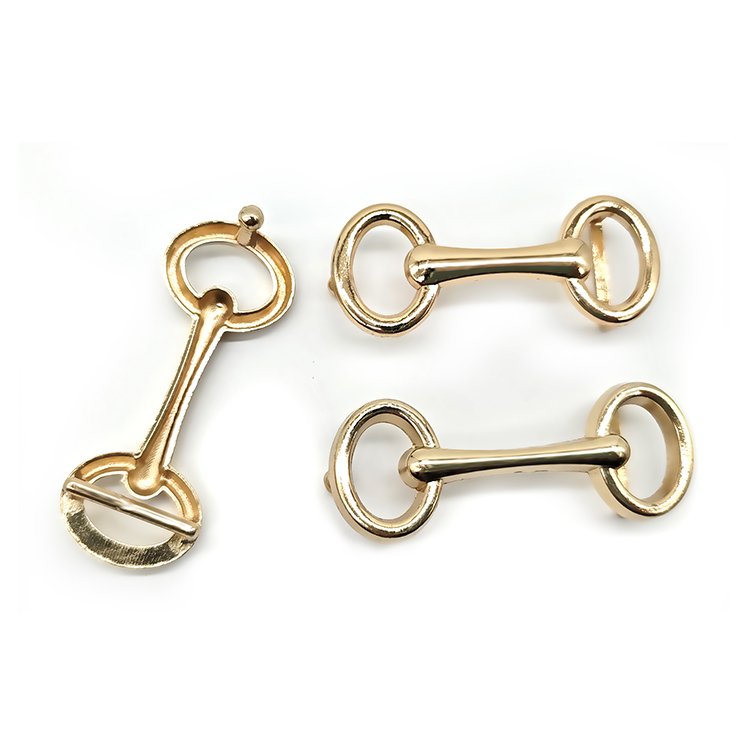 Wholesale Customized High Quality Zinc Alloy Rings Buckle Adjustable Metal Shoes Buckle Decorative Pendant Shoes Buckle