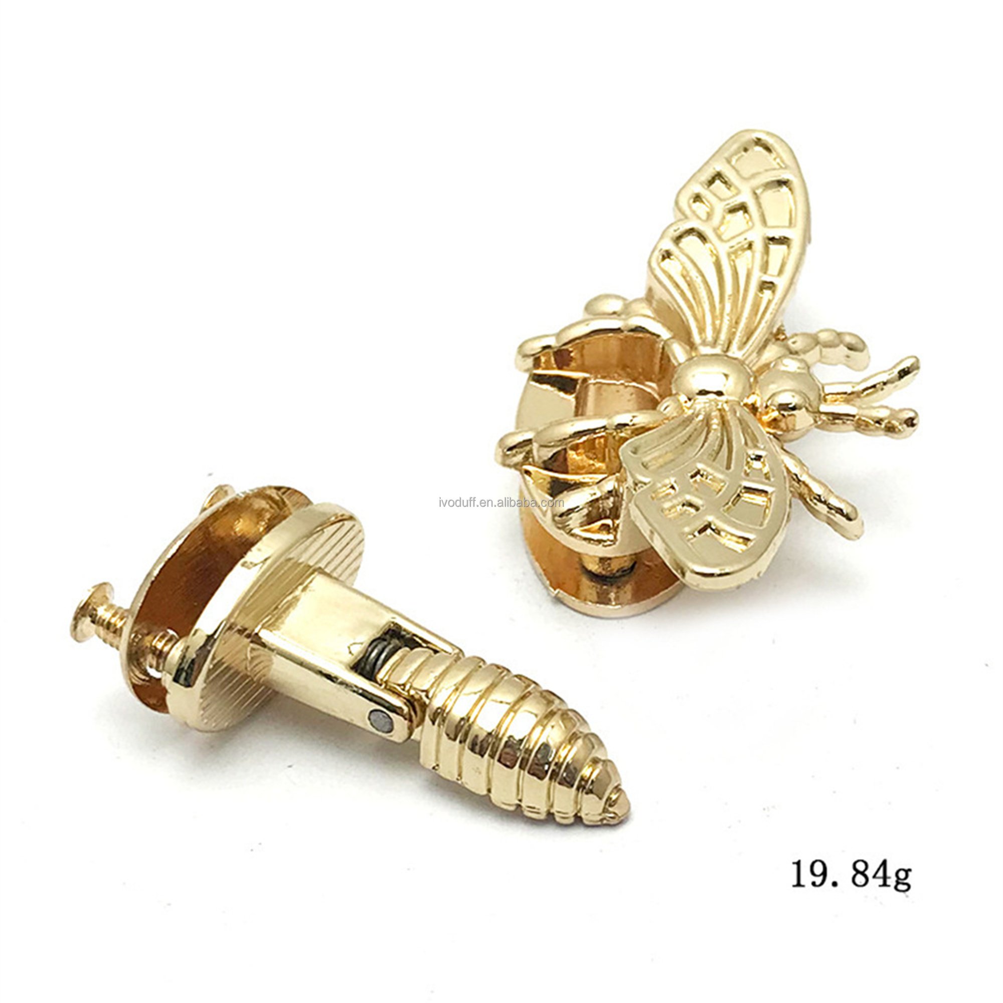 Metal Purse Bag Lock Hardware Accessories Clasp Press Bag Lock Buckle Flip Lock