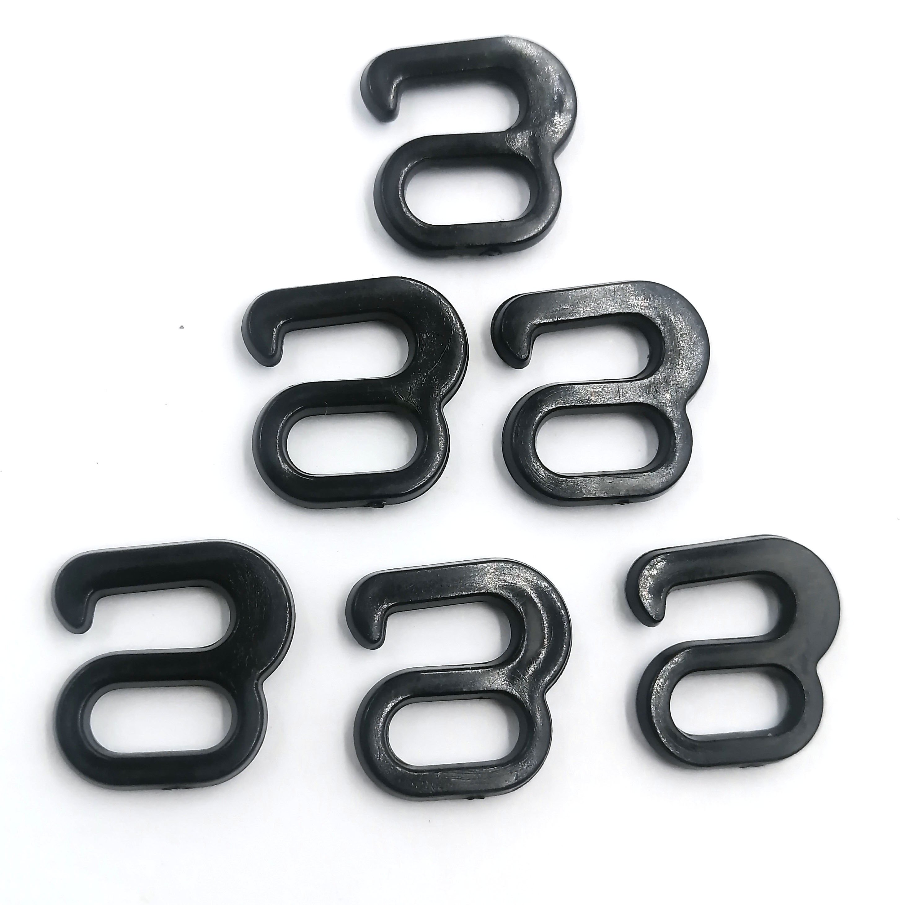 Multi Sizes Plastic Underwear Accessories Adjustable Strap Lingerie Hook Eco Friendly Bra Buckles