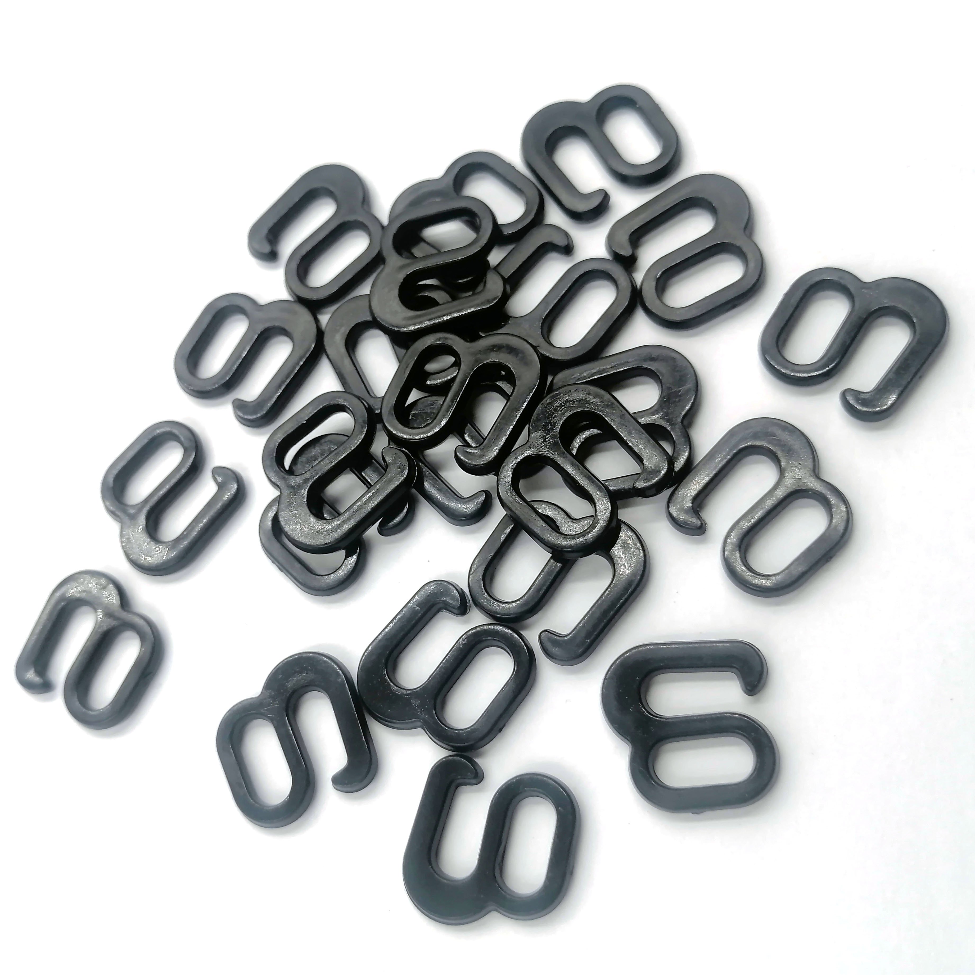 Multi Sizes Plastic Underwear Accessories Adjustable Strap Lingerie Hook Eco Friendly Bra Buckles