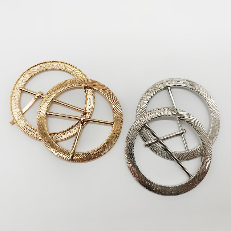 Hot Selling 50mm Metal Round Ring Silver Roller Pin Belt Buckles Newest Carving Zinc Alloy Luxury Gold Buckle For Belt