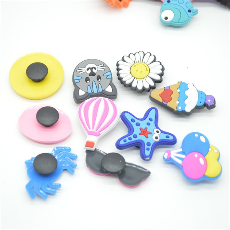 Beach bag Charms accessories shoes flower sole buckle garden shoes slippers charms buckle base 12*10mm
