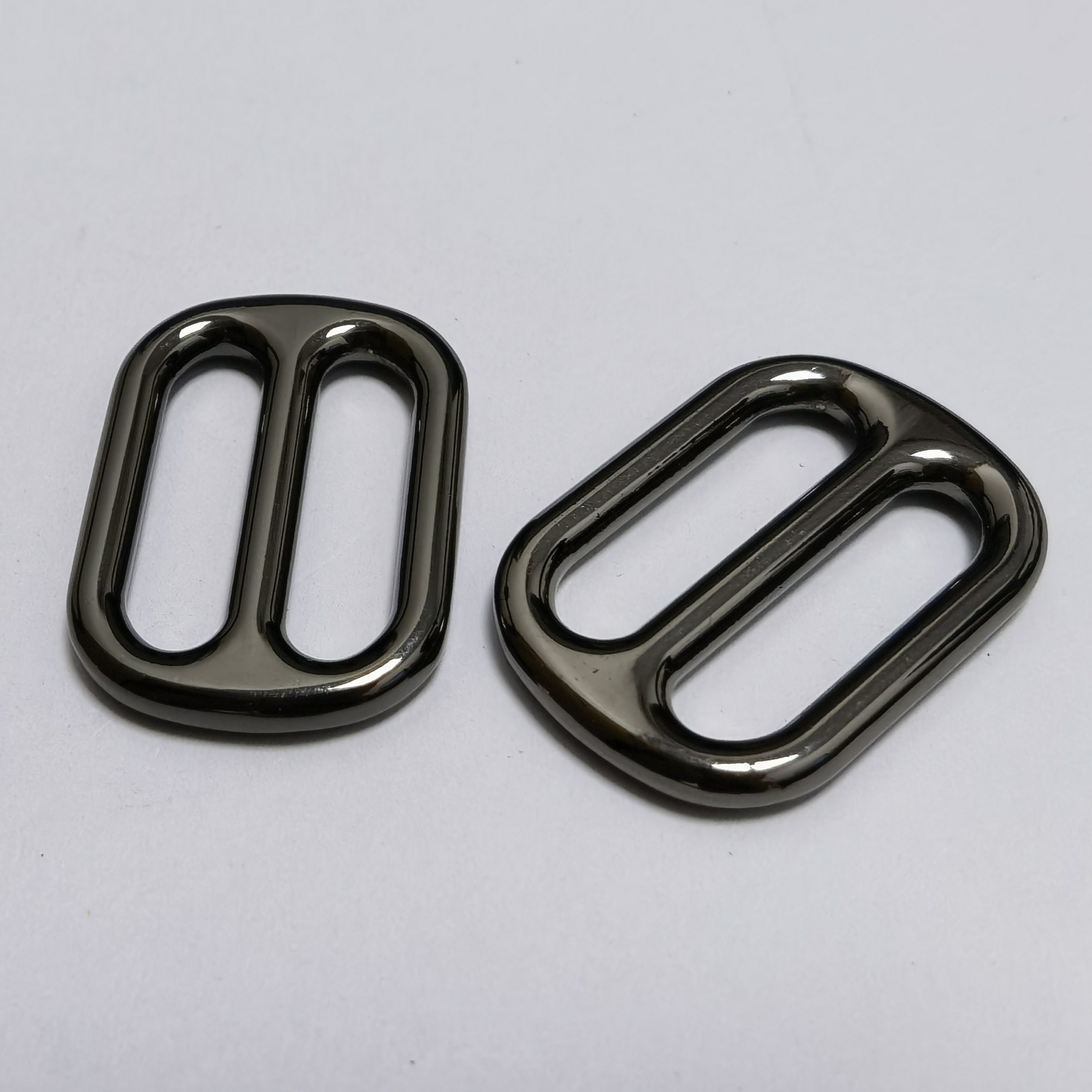 Zinc Alloy Slider Tri-Glide Buttons Webbing Strap Tri Glide Adjustable Buckle Fasteners for Strap Keeper Bag DIY