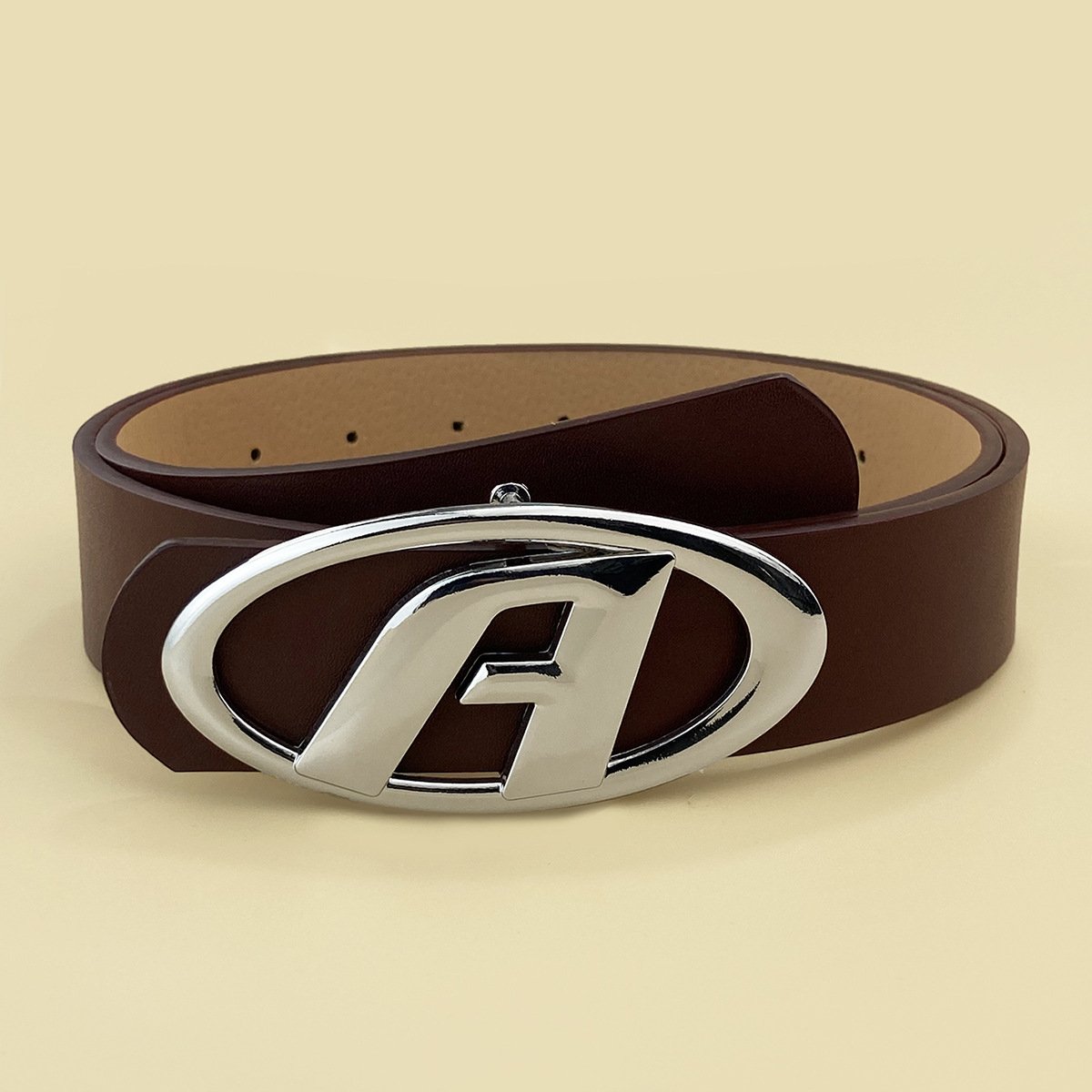 Wholesale Designs Vintage A buckle D Buckle pu Leather Belt Women Retro d belt 1:1 brand Waist Belts