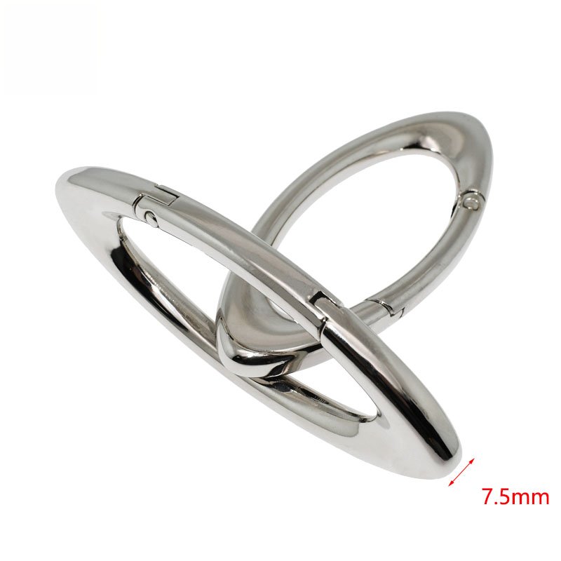 wholesale Metal bag accessories opening rings keyring spring O buckle ring